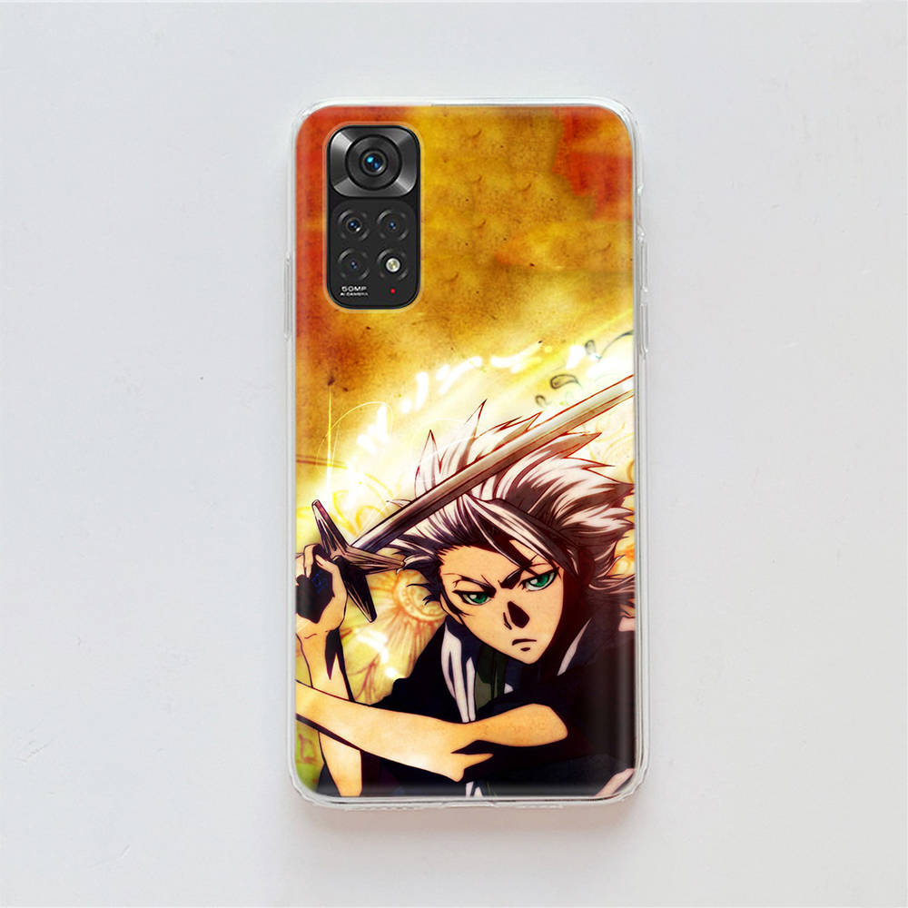 Чехол DT26 Bleach для Samsung A04 A14 A23 A34 A54 M23 M33 M52 M53 Realme 10 9 C30S C35 C55 VIVO Y02S Y21 Y33S Y51 X80 Pro Прозрачный чехол