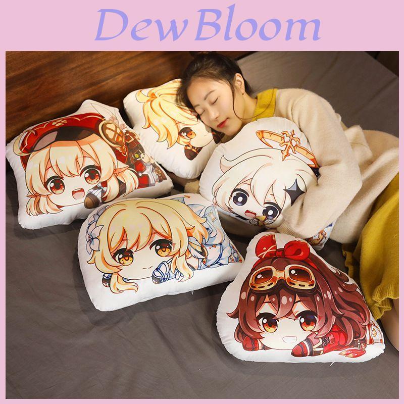 Genshin Impact Game Paimon Cosplay Plush Doll Pillow Stuffed Bed Cosplay Cushion