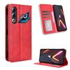 For ZTE Nubia Neo 3 GT 5G Leather Case Wallet Stand Retro Texture Phone Cover