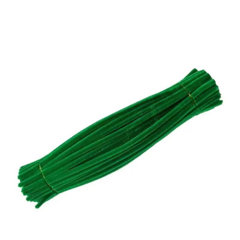 100 шт. цветной синель стебель витой стержень шерсть корень пушистый стержень железная проволока сделай сам ручная работа скручивание украшения ершики для труб плюш