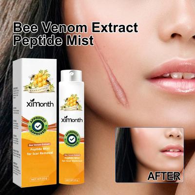 Спрей с пептидом пчелиного яда 20 г Осветляет линии беременности Послеродовые растяжки Разглаживает кожу Спрей для тела