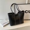 Simple Casual Large-capacity Tote Bag Female College Students Class Commuter Bag Trendy Versatile Shoulder Bag