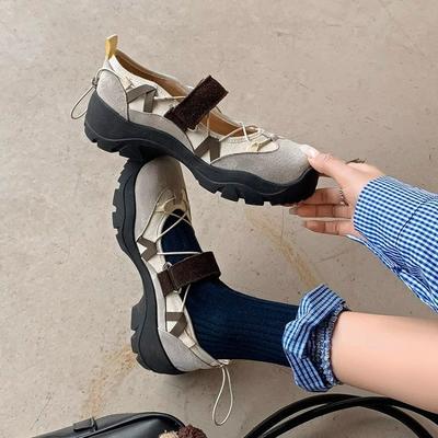 Высококачественные модные женские туфли на плоской подошве с круглым носком, неглубокие, повседневные, дышащие, слипоны, плоские, для улицы, женские туфли Мэри Джейн