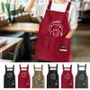 Anti-fouling Kitch Apron Waterproof Cooking Baking Bibs Cute Cooking Smock  for Home Kitchen