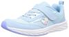 Shunsoku Athletic LEJ Cm Sneakers, Shoes, Wide, Lightweight, 16-23cm, 3E, Kids, Girls, 7650, Sax, 16.0
