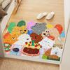 Cartoon Air Entry Door Door Door Mat Scraping Dirt Dirt Outdoor Dust Removal Wear-resistant Can Be Cut Silk Floor Mat