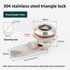 Stainless steel MS816 triangular lock communication distribution cabinet box, air, subway and bullet train compression door lock