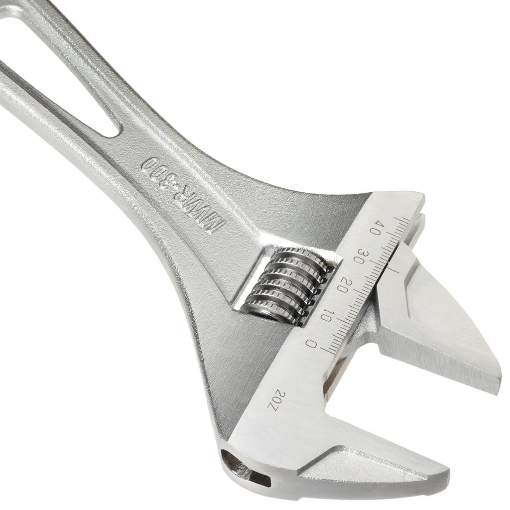 Разводной ключ TONE Общая длина 300 мм (с масштабом) МВР-300