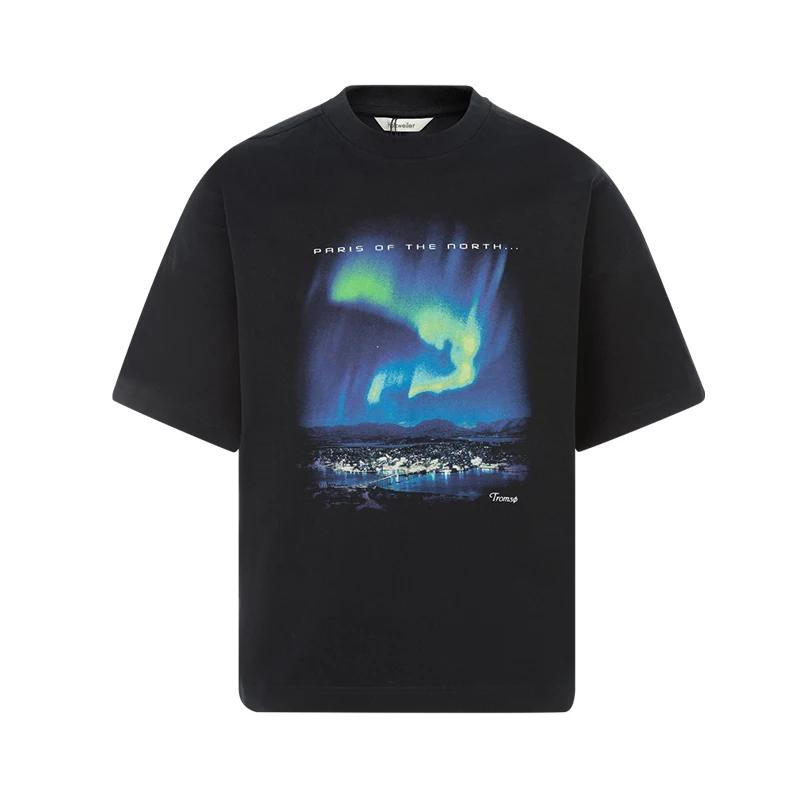 Горячая Распродажа Летняя Мужская Женская Футболка Дизайнерская Футболка Holzweiler с Принтом Короткий Рукав Хлопковая Футболка Брендовая Футболка Оверсайз Верхняя Одежда