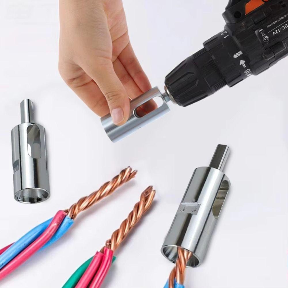 9-Gauge Twist Ties Tool 3-Jaw Drill Chuck Cable Wire Drill Chuck Tool Chain Link Fence