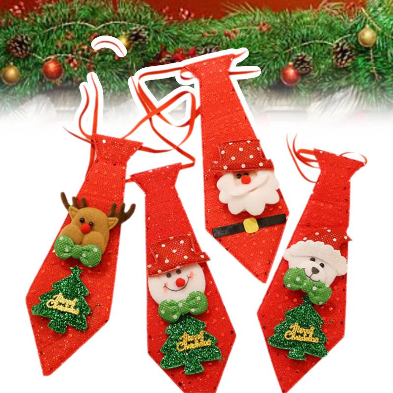 Unique Christmas Tie For Kids And Adults With Eye-catching Sequins And Holiday Designs