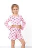 Girls Loungewear Set with Crop Top and Shorts, Summer 6497-097 HC