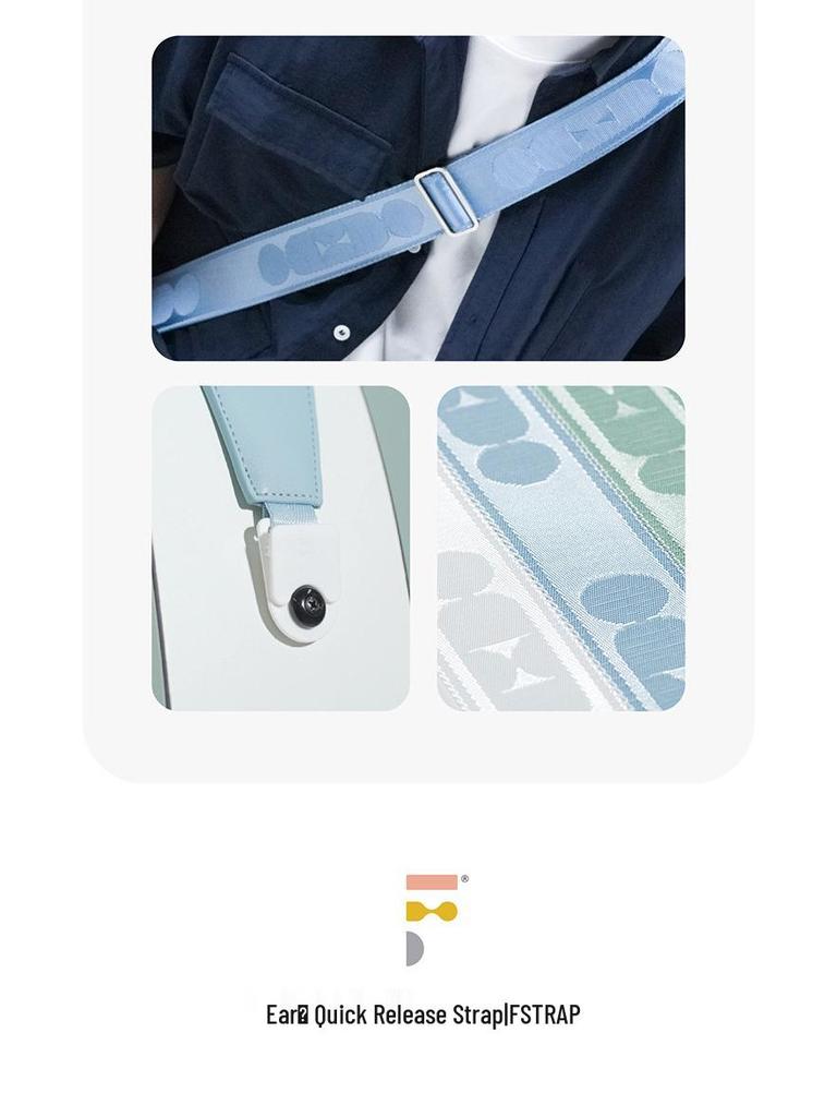 Ear Blessing S01 No-Punch Guitar Strap - Electric, Acoustic, Crossbody Shoulder Strap for Men