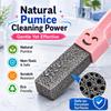 Pumice Stone Toilet Cleaner with Extra Long Handle, Powerfully Removes Yellow Stains, Limescale(Purple, 1A+3B)