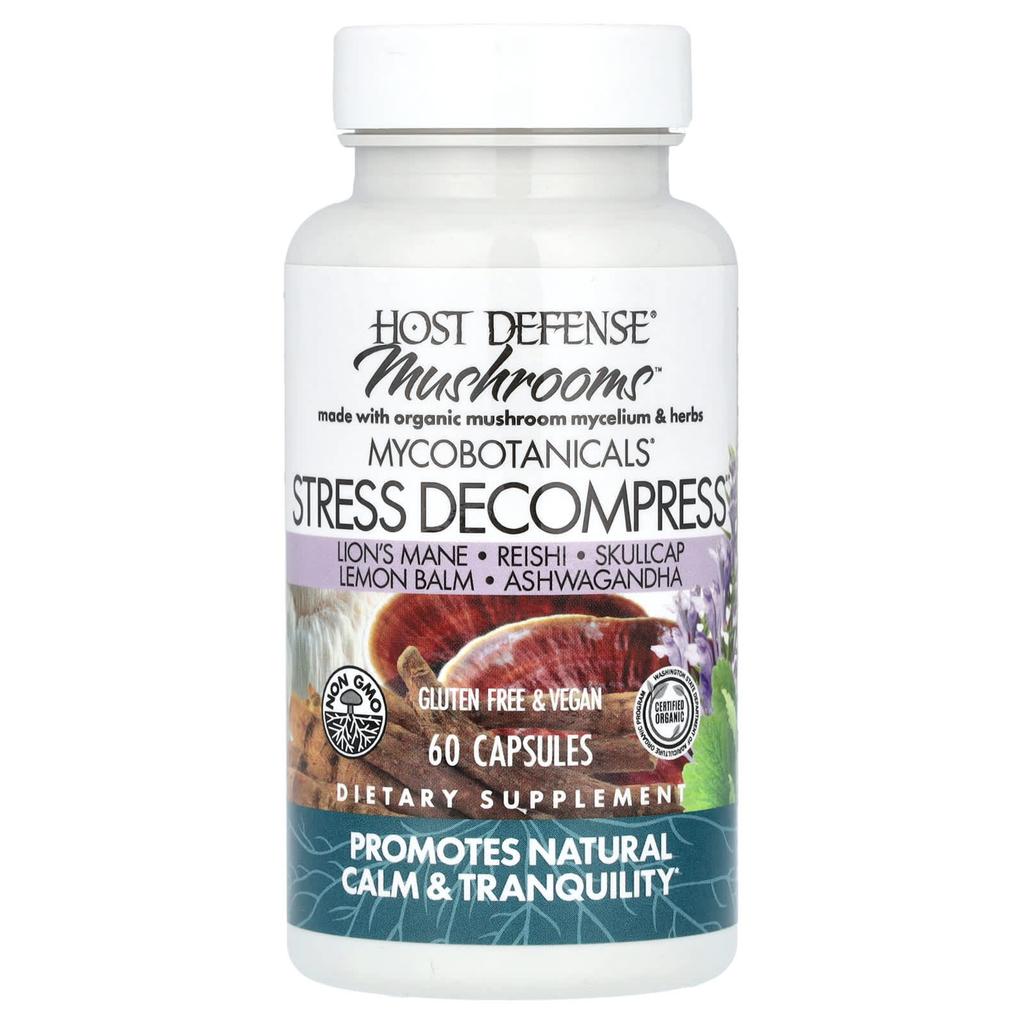 Mushrooms™, Mycobotanicals®, Stress Decompress®, 60 Capsules