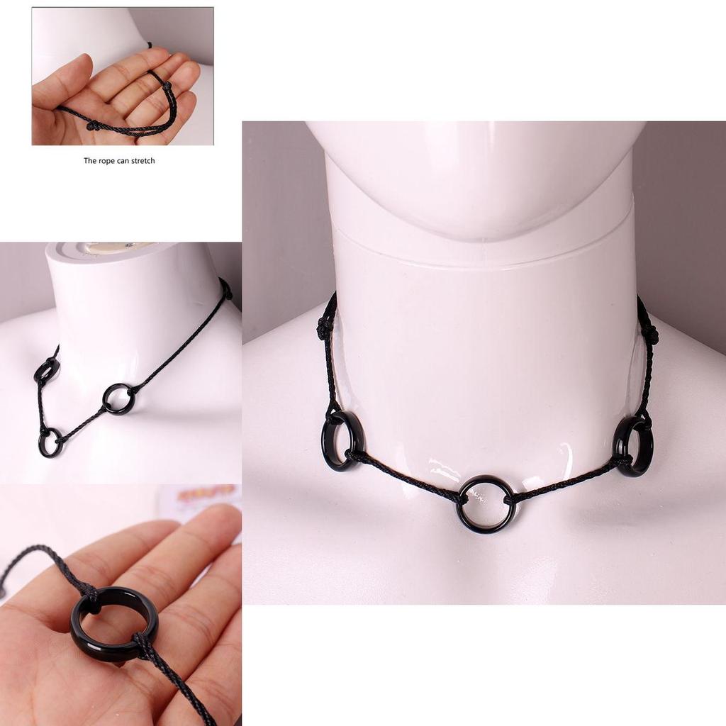 Потрясающий кулон-ожерелье Учиха Итачи Три кольца для аниме косплея