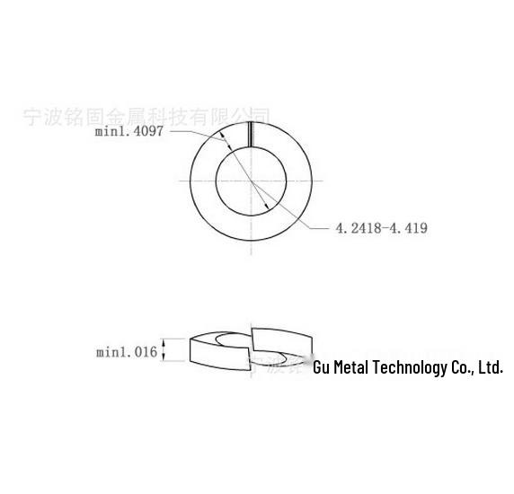 8x10x1/4~1-1/2" Оцинкованные Черненые Пружинные Шайбы Гровера, Высокопрочные, Противооткручивающиеся, Стандарты США и Великобритании