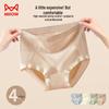 MaoRen Women's High-Waist Seamless Antibacterial Underwear