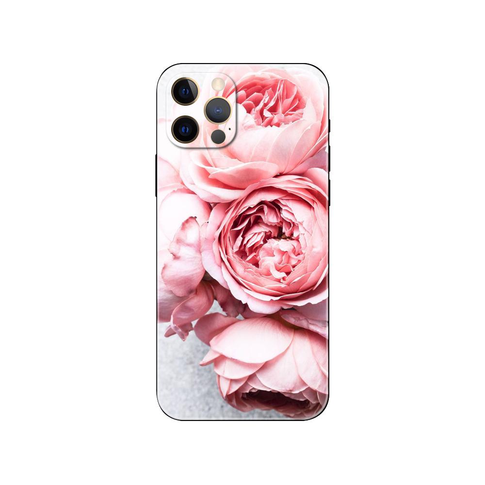 Чехол для телефона «Розовые пионы» для iPhone Samsung Galaxy Redmi Xiaomi Oppo OnePlus Note SA 7 8 9 10 11 12 13 14 20 21 22 23 53 54 Pro Max Plus Ultra