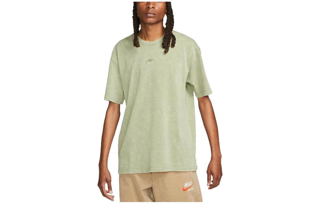 Nike T Shirts Men's Matcha Crew Neck Moderate Straight Fit DZ2899-386