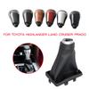 Automatic For Toyota Highlander 2015- 2019 Land Cruiser Prado Gear Shift Knob Shifter Lever Stick Boot Cover Cars Accessories