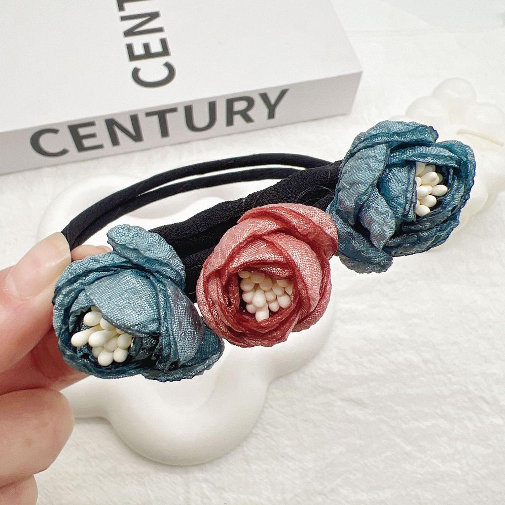 1pc Elegant Pearl Flower Bun Maker Korean Lazy Hair Curler Styling Accessories Hair Style Hairpin Hair Braiding Braider Hairgrip
