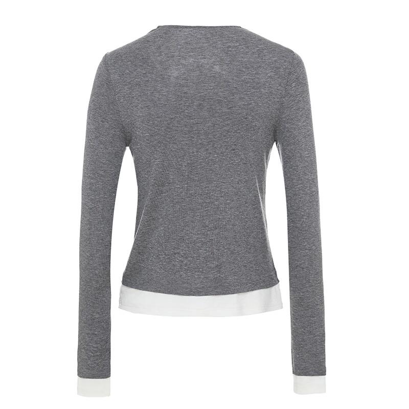 G·TENNA CL15121 Women's V-Neck Wool Blend Sweater