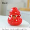 Creative Ceramic Colorful Small Gourd Vase Artful Decoration Mini Ornament Desktop Decoration