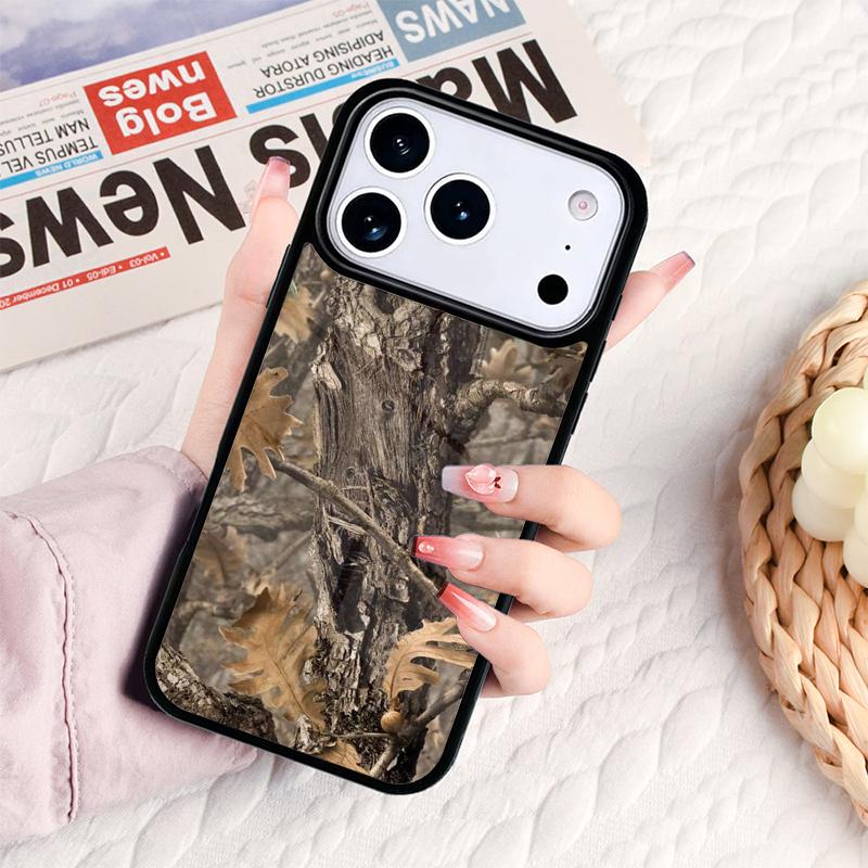 Hunting Camo soft Phone Case For IPhone 17 16e 15 14 13 12 11 Pro Max Air Mini Soft Protective Cover