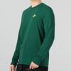 Nike Спортивная повседневная футболка с упрощенным буквенным логотипом и длинным рукавом, мужские топы, зеленый цвет DR7822-341