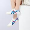 ONITSUKA TIGER Белые классические синие кроссовки унисекс Mexico 66 Paraty TH6P4N-0142
