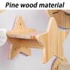 Любая комбинация массив дерева DIY Полка для лазания кошек Настенное кошачье гнездо Столбики-когтеточки Вешалка для кошек Лестница Комната с платформой Мебель для домашних животных для прыжков