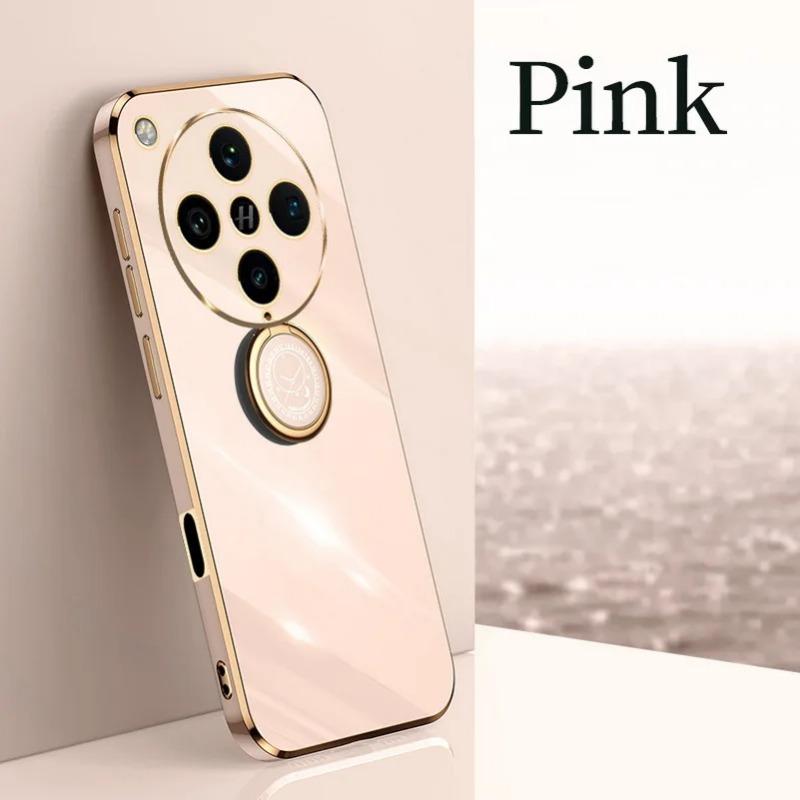 Чехол-держатель для кольца на палец для OPPO Find X8 Pro X8 Find X7 Ultra X6 Pro X5 Lite Reno 12F 12 Pro 11 10 Мягкий силиконовый чехол с покрытием