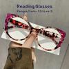 Retro Cat-Eye Ladies' Reading Glasses For Daily Reading Fashionable And Classic Large-Frame Reading Glasses