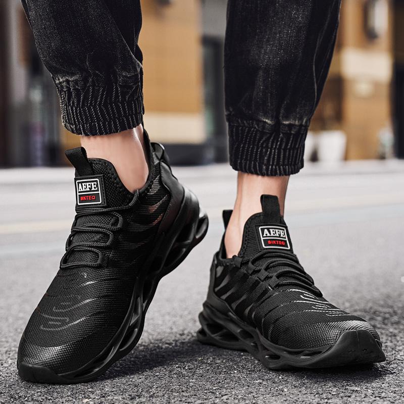 Летняя обувь большого размера, дышащая мужская обувь, летающая сетчатая обувь для бега, кроссовки