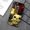 N-Nekojiru Cat Cute Phone Case For iPhone 17,16,15,14,13,12,11,XS,XR,X,8,7,Pro,Max,Plus,Mini,Air,e Silicone Black Cover