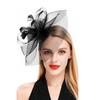 Women Headwear Headpiece Fascinating Hairpin Hair Clip Wedding Party Feather Mini Hat