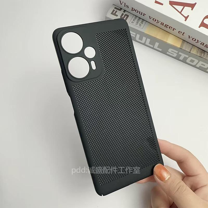 Тонкий охлаждающий чехол для Poco F5 Чехол Ультратонкая Жесткая задняя крышка из ПК Для Xiaomi Poco F5 Redmi Note12 Turbo Чехол-бампер для телефона