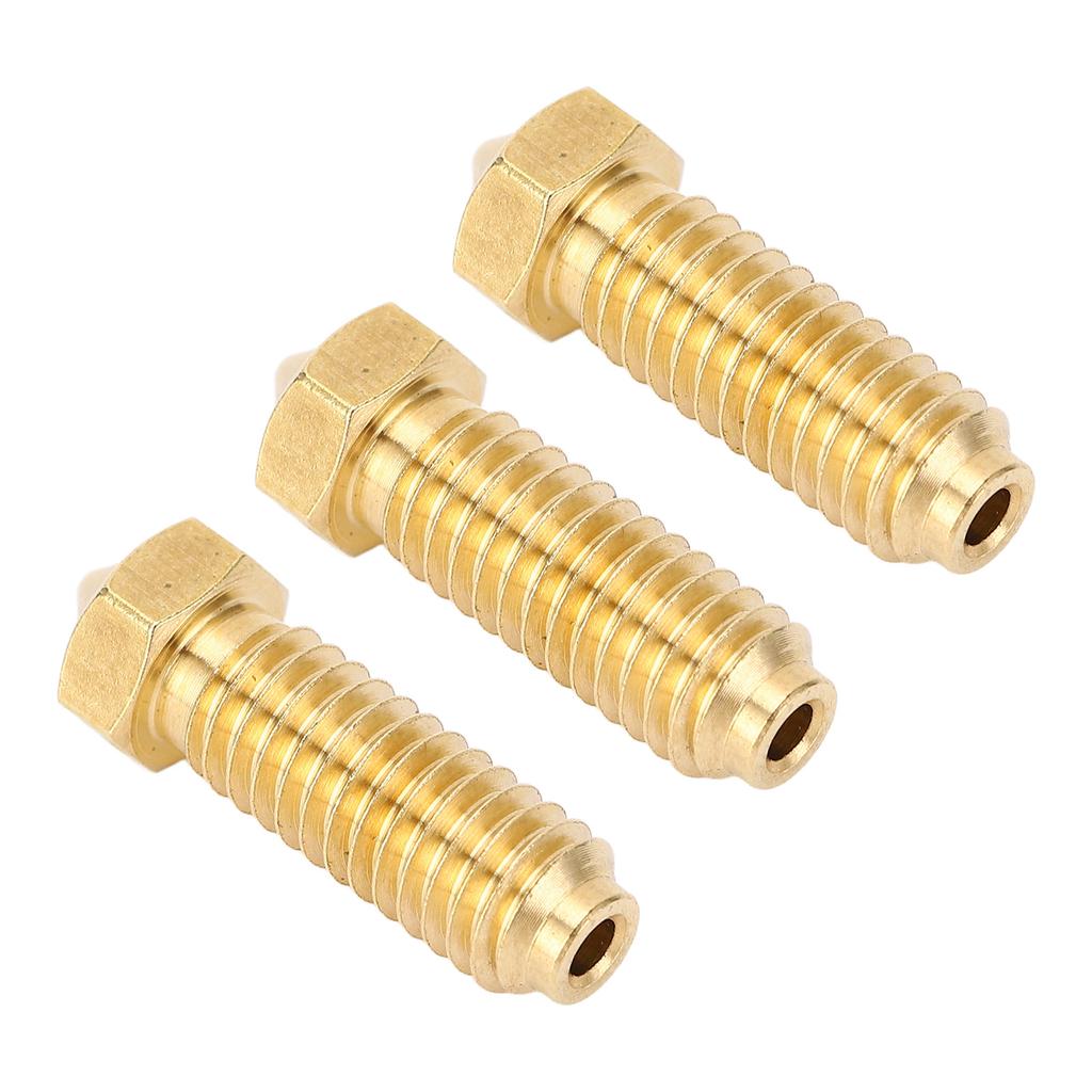 3Pcs 3D Printer Brass Nozzle Kit for Anycubic Kobra 2 Kobra 2 Pro Kobra 2 Maximum Kobra 2 Plus