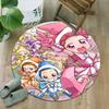 1pc DoReMi1 Print Round Carpet Chair Round Carpet Suitable for Bedroom Living Room Home Decorative Carpet
