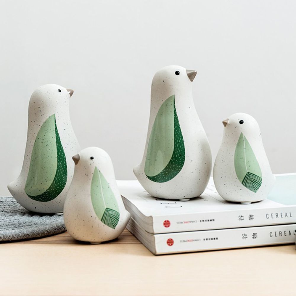 Sculpture Living Room Table Decoration Bird Statue Background Decor Ceramic Ornaments Ceramic