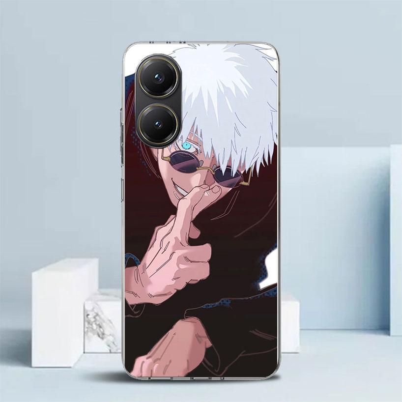 Kaisen J-Jujutsu Годжо Сатору Чехол для телефона для Xiaomi Poco F7 Ultra X5 X6 X7 Pro M7 Redmi 15C 15 13C 13 12C 12 10C 10 10A 9 9C 9A 9