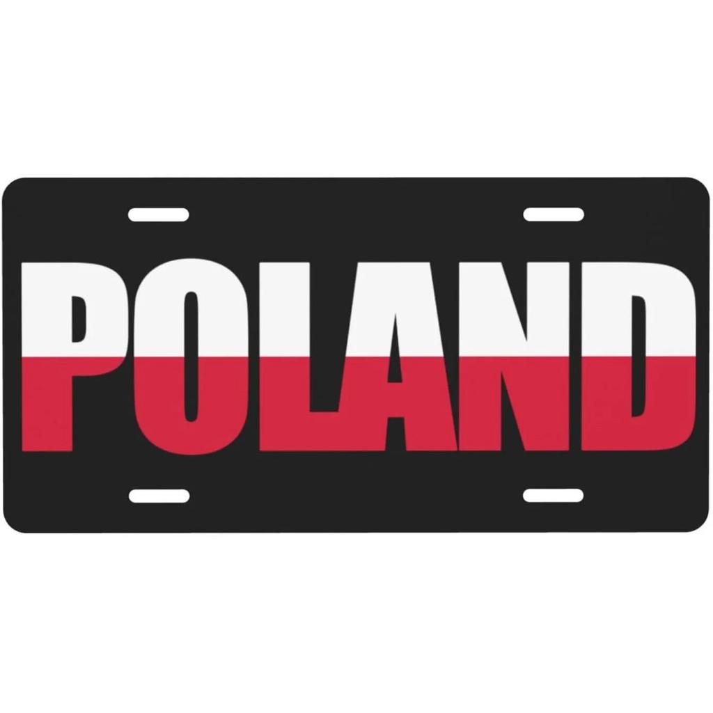 Vintage Plaque America Mexico Poland Ireland National Flags License Plates Metal Tin Signs Garage Bar Pubs Clubs Home Wall Decor