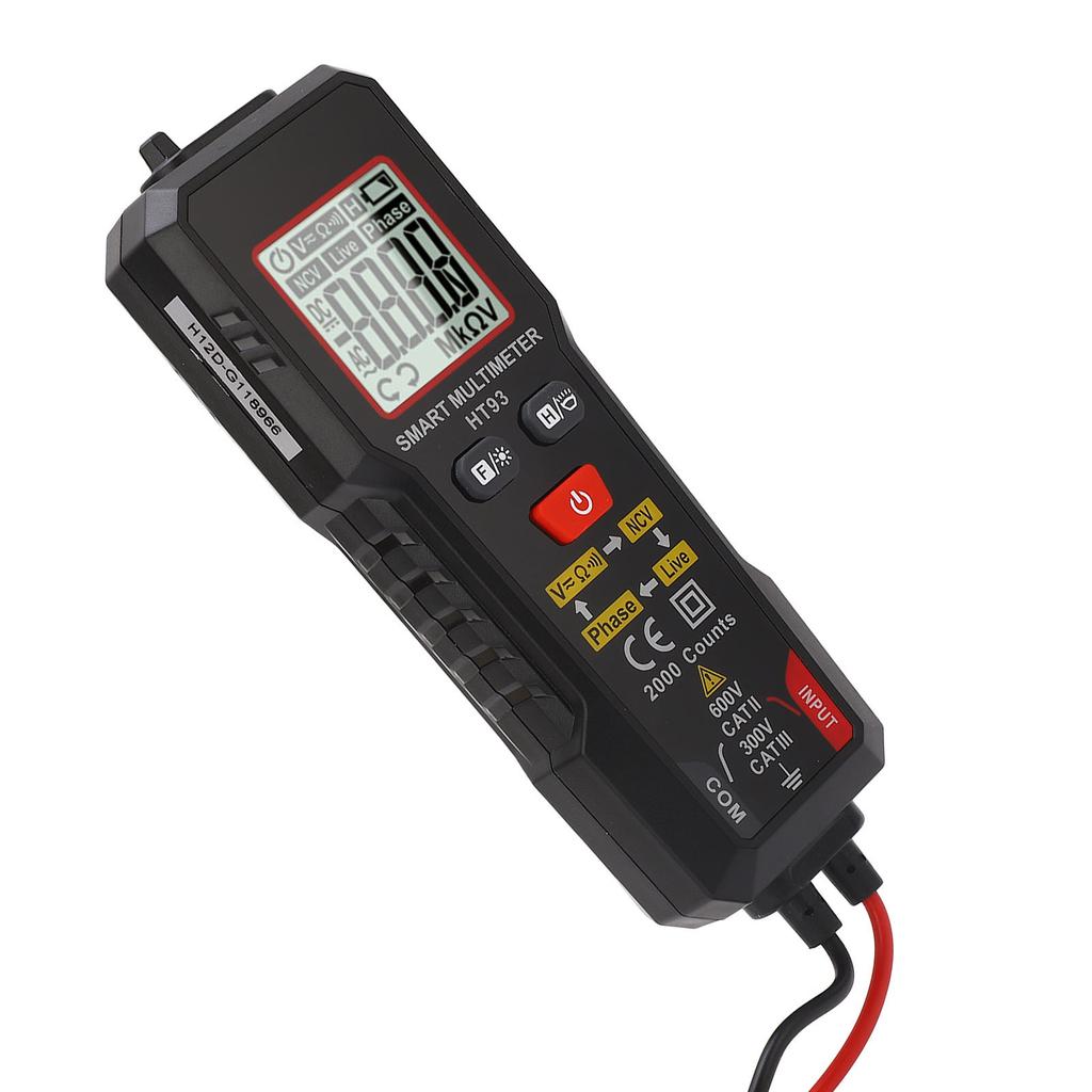 Цифровой мультиметр тестер напряжения 4000 отсчетов высокая точность последовательность фаз провод под напряжением автоматический