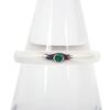 [Pre-owned] TIFFANY 925 Emerald Stacking Band Ring/Size 9/j39-2