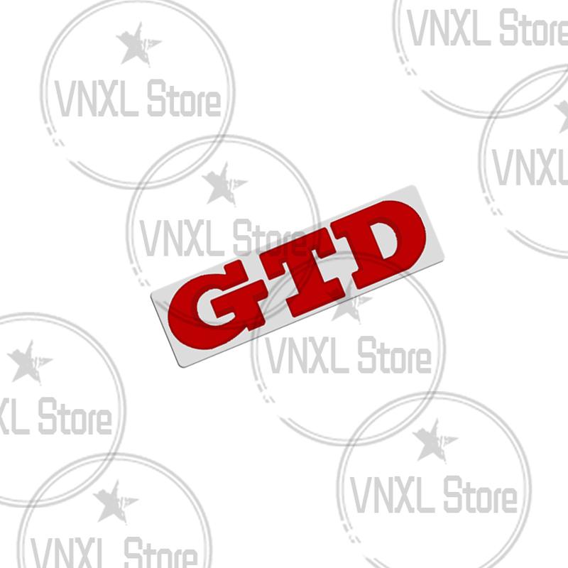 Car-Styling Metal GTD Grille Emblem Car Trunk Body Stickers For Golf Polo Passat Scirocco Bora Jetta Santana MK3 MK4 MK5 MK6 MK7