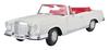 Maisto 1/18 Scale Mercedes-Benz 280SE Cabriolet 1967 Cream Finished Model