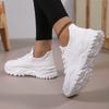 Большие размеры спортивной женской обуви дышащие носки с плетением из мух обувь с одной педалью ленивые туфли