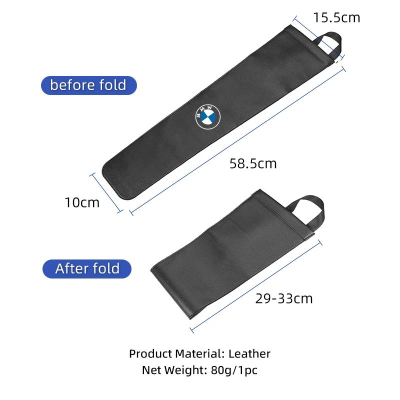 XJBN1 New Car Waterproof Umbrella Storage Bag PU Leather Cover Umbrella Organizer Holder For BMW E46 E90 E60 F30 F10 E39 E36 F20