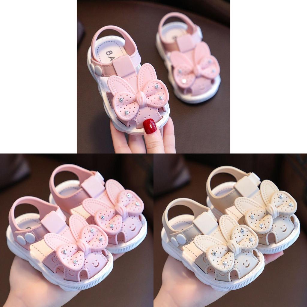 Princess Girls Summer Sandals With Pvc Material And Nonslip Sole For Toddler Kids